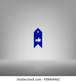 Bookmark symbol vector illustration