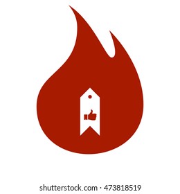 Bookmark symbol vector illustration