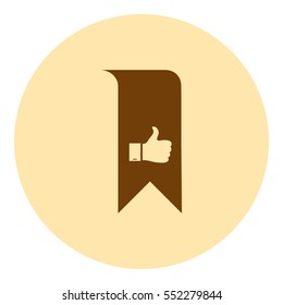 Bookmark symbol vector illustration