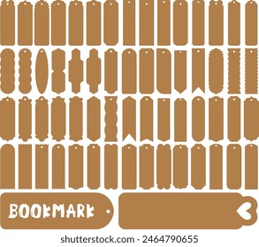 Bookmark Template Bundle Printable Vector