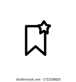 Ilustración del vector de logotipos de iconos de esquema de interfaz de usuario de marcador
