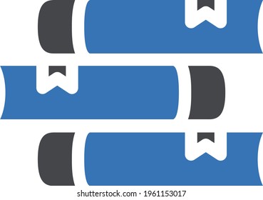 bookmark vector glyph colour icon