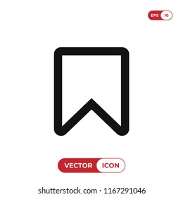 Bookmark vector icon