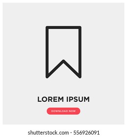 Bookmark vector icon