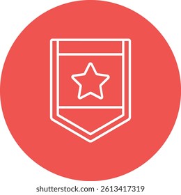 Bookmark vector icon. Can be used for printing, mobile and web applications.