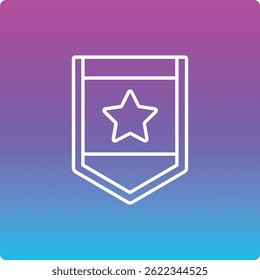 Bookmark vector icon. Can be used for printing, mobile and web applications.