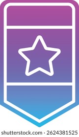 Bookmark vector icon. Can be used for printing, mobile and web applications.
