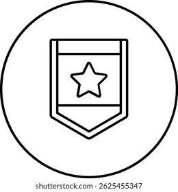 Bookmark vector icon. Can be used for printing, mobile and web applications.