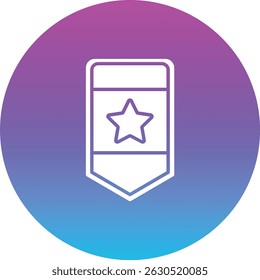 Bookmark vector icon. Can be used for printing, mobile and web applications.