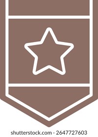 Bookmark vector icon. Can be used for printing, mobile and web applications.