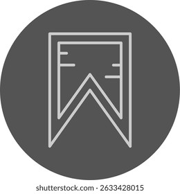 Bookmark Vector Icon Design Symbol