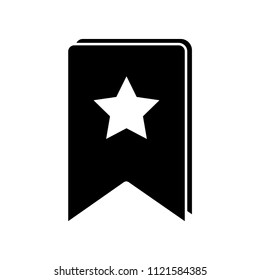 Bookmark vector icon, favorite symbol. Simple, flat design for web or mobile app
