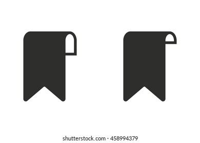 Bookmark vector icon. Illustration isolated on white background for graphic and web design.