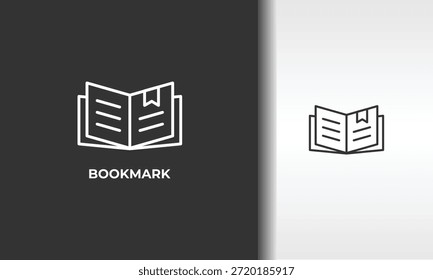 Lesezeichen, Vektorsymbol, Symbol oder Logo-Zeichen, einzelne Symbolgrafik