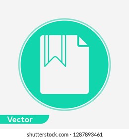 Bookmark vector icon sign symbol