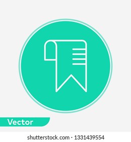 Bookmark vector icon sign symbol
