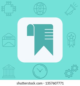 Bookmark vector icon sign symbol