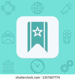 Bookmark vector icon sign symbol