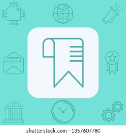 Bookmark vector icon sign symbol