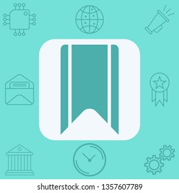 Bookmark vector icon sign symbol