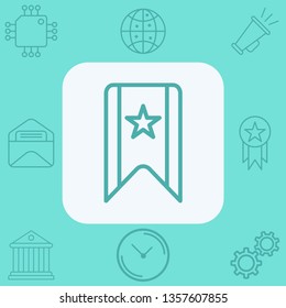 Bookmark vector icon sign symbol