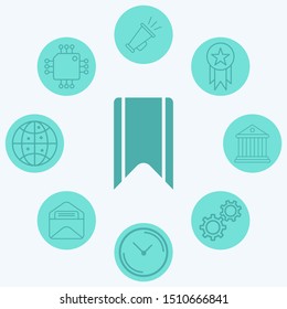 Bookmark vector icon sign symbol