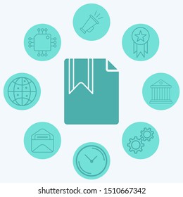 Bookmark vector icon sign symbol