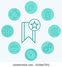 Bookmark vector icon sign symbol