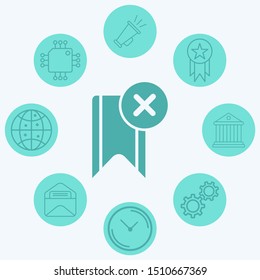 Bookmark vector icon sign symbol