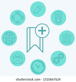 Bookmark vector icon sign symbol