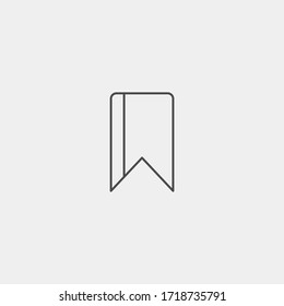 Bookmark vector icon sign symbol