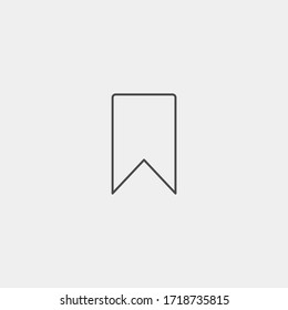 Bookmark vector icon sign symbol