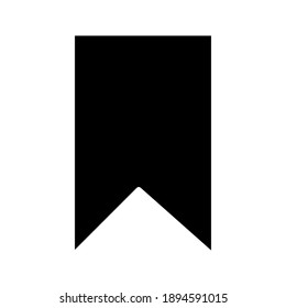 Bookmark vector icon sign symbol on white background