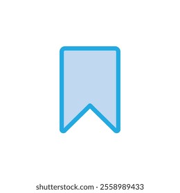 Bookmark vector icon sign symbol. Instagram Save Icon Isolated On White Background. Bookmark Symbol Modern Simple Vector For Web Site Or Mobile App