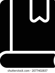 bookmark vector illustration isolated on a transparent background . glyph vector icons for concept or web graphics.