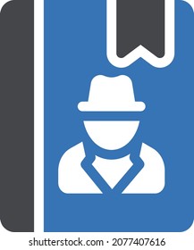 bookmark vector illustration isolated on a transparent background . glyph vector icons for concept or web graphics.