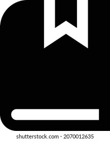 bookmark Vector illustration on a transparent background. Premium quality symbols. Glyphs  vector icon for concept and graphic design.