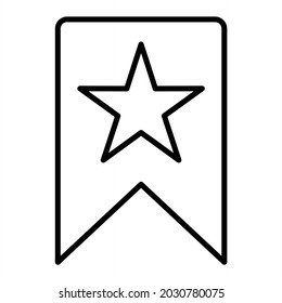Lesezeichen-Vektorgrafik-Rahmensymbol einzeln auf weißem Hintergrund
