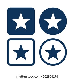 Bookmark Web Blue Buttons for Apps Programs