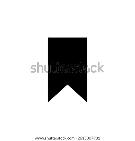 Bookmark web icon isolated on white background. Favorite, save sign symbol