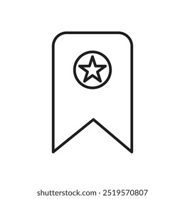 Icono de marcador. Ilustración vectorial. EPS10