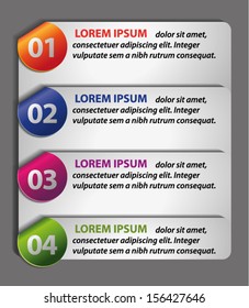 Bookmarks and banners set colors