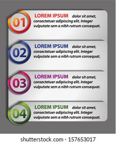 Bookmarks and banners set colors