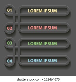 Bookmarks and banners set colors