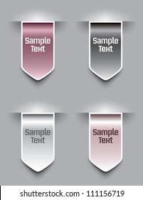 Bookmarks. Eps10 Vector Illustration.
