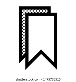 Bookmarks. Icon Filled with Dots.