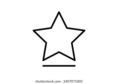 bookmarks icon. icon related to basic web and UI. suitable for web site, app, user interfaces, printable etc. line icon style. simple vector design editable