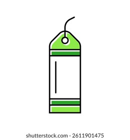 bookmarks list color icon vector. bookmarks list sign. isolated symbol illustration