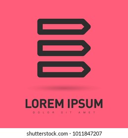 Bookmarks minimal icon. Sticker line vector icon for websites and mobile minimalistic flat design.