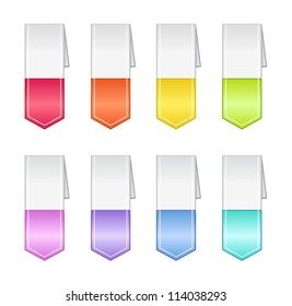 Bookmarks in Pastel Colors